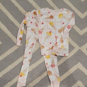 Burts Bees Organic Cotton Ice Cream Print Pajama Set